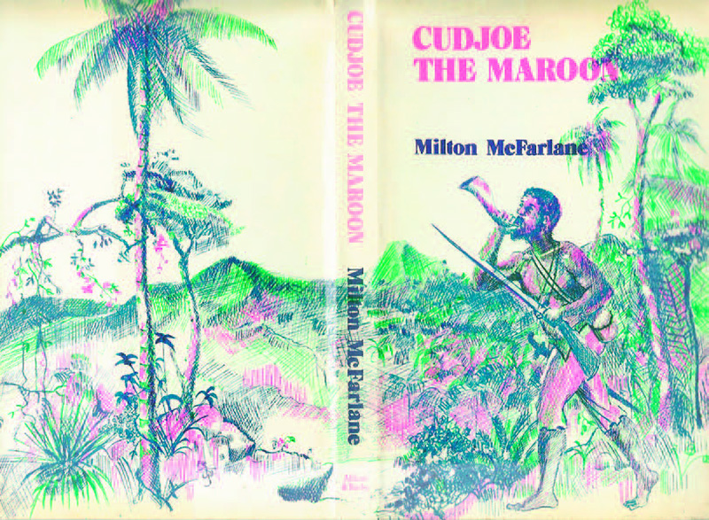 Book cover for Cudjoe the Maroon designed by Errol Lloyd published by Alison & Busby in 1977