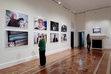 Natreen by Leila Alaoui, 2013 as part of the Leila Alaoui Rite of Passage at Somerset House, London (c) Tim Bowditch