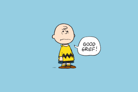 Charlie Brown Good Grief © Peanuts