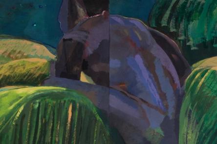 Detail of Che Lovelace, ‘Figure at Treetop’, 2016. Courtesy of the artist and Galerie Eric Hussenot, Paris. Photo Brendan Dalzin