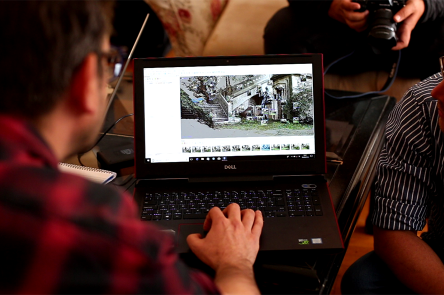 Photogrammetry processing of a scanned deserted structure, Istanbul