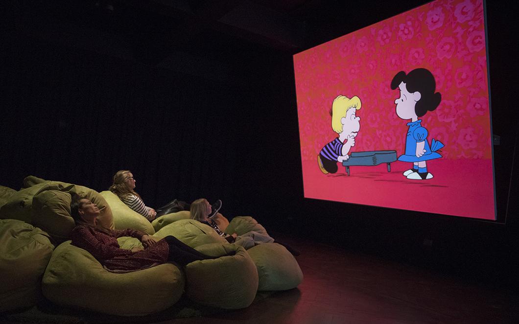 'Snoopy's Cinema' at Good Grief Charlie Brown! Celebrating Snoopy and the Enduring Power of Peanuts (c) Somerset House