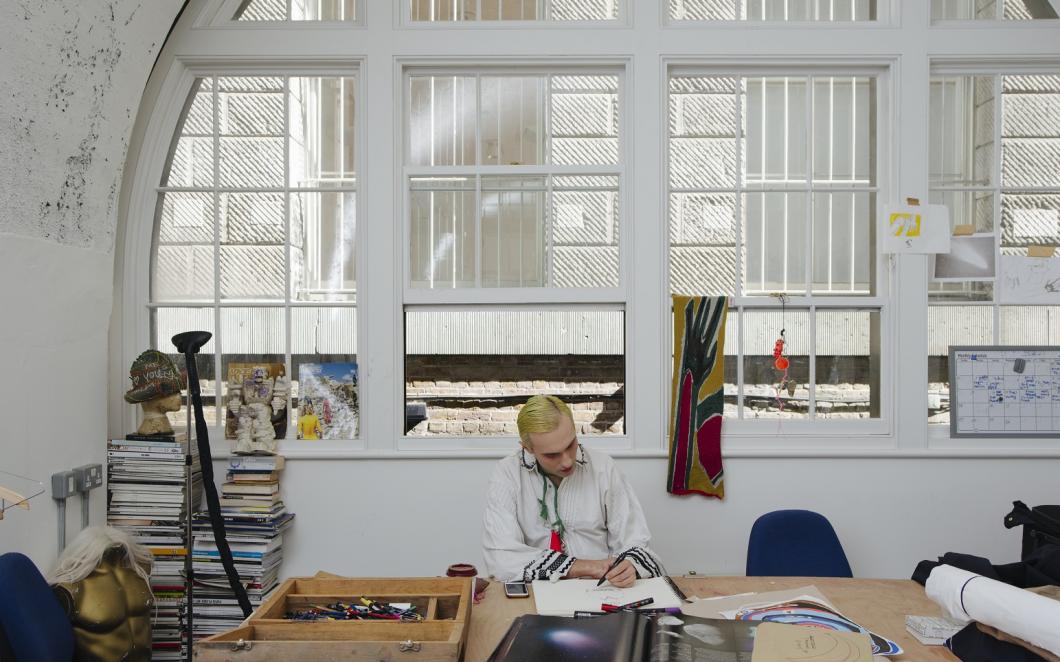 Charles Jeffrey, Somerset House Studios, Image by Dan Wilton