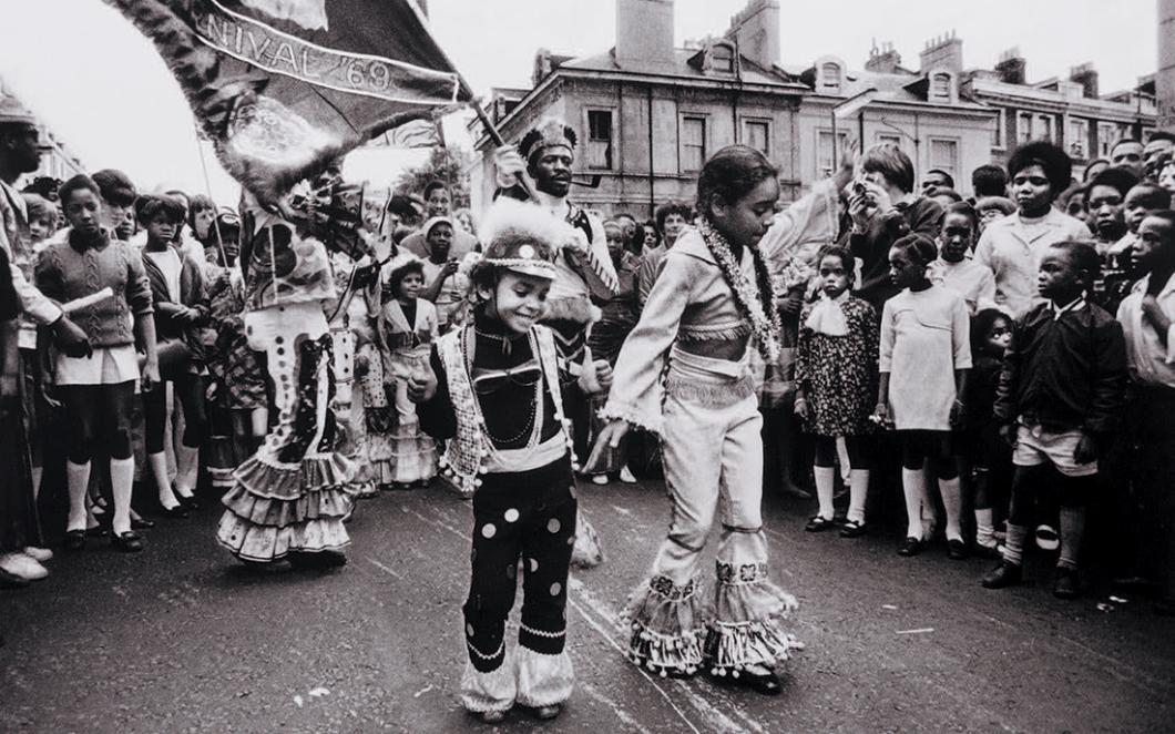 Children at Notting Hill Carnival in 1969
