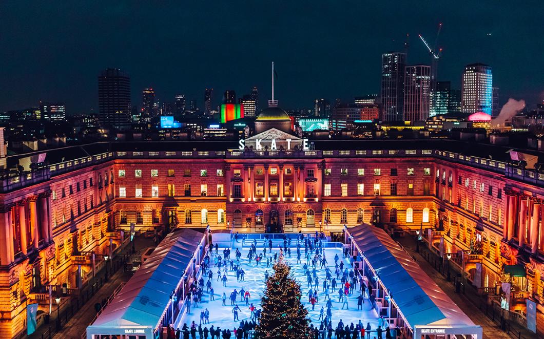 Skate at Somerset House with Fortnum & Mason by Luke Dyson