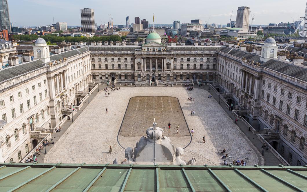 The Edmond J Safra Fountain Court, Somerset House, Image by Kevin Meredith
