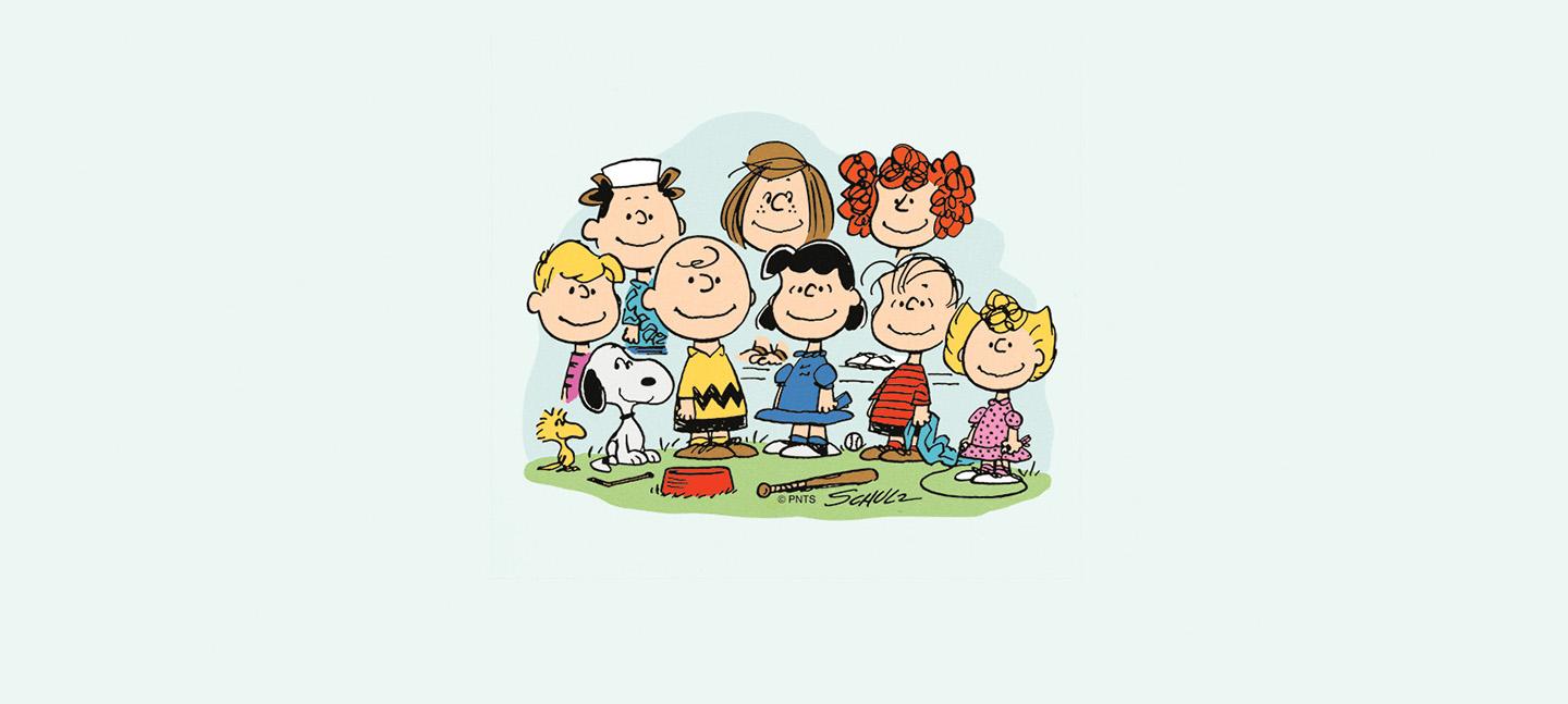 The cast of Peanuts © Peanuts