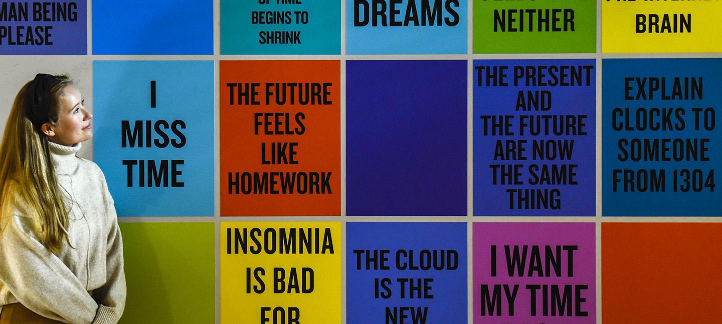Douglas Coupland's Slogans for the 21st Century (2011-Present) at 247 at Somerset House (c) Stephen Chung for Somerset House