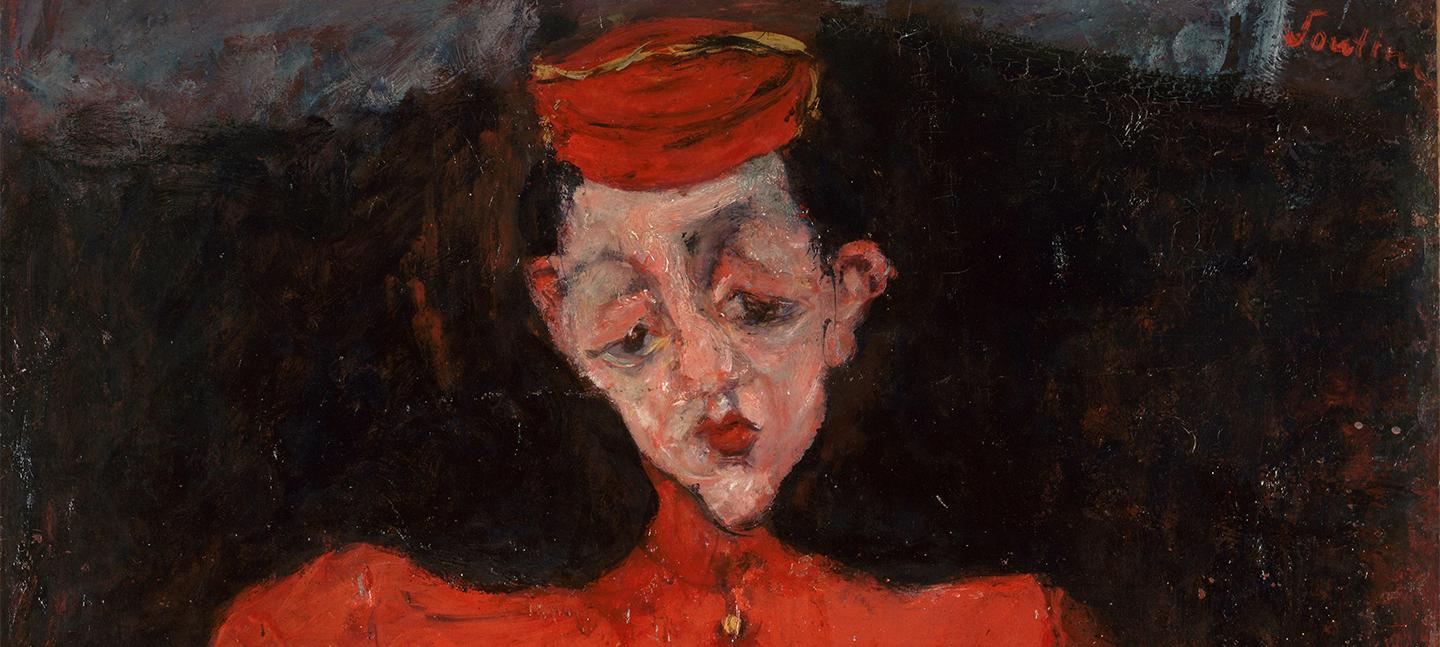 Chaïm Soutine (1893-1943), Bellboy, around 1925, oil on canvas Centre Georges Pompidou, Paris, Musée national d’art moderne/Centre de création industrielle