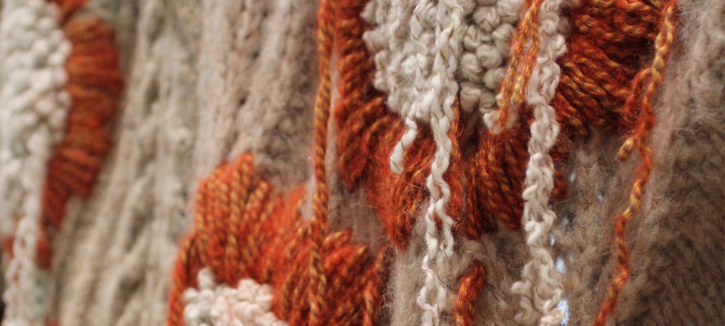 Close-up of knitwear