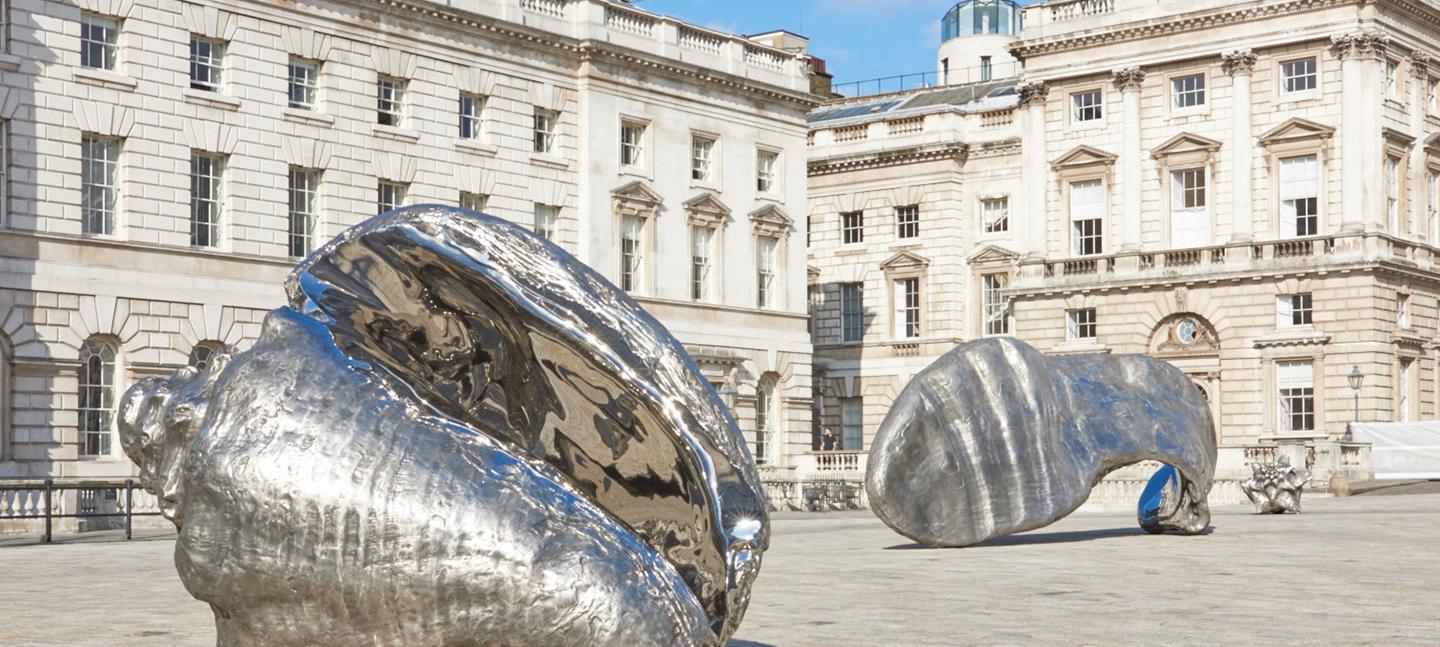 Marc Quinn Frozen Waves, Broken Sublimes at Somerset House. Photo Prudence Cuming Associates © Marc Quinn studio