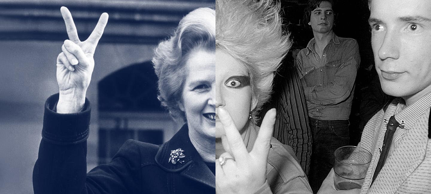 The Horror Show, photo collage of Margret Thatcher and Jordan