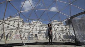 Pollution Pods by Michael Pinsky at Somerset House for Earth Day 2018 (c) Peter Macdiarmid for Somerset House