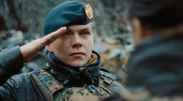 Forest Studio - someone from the army saluting
