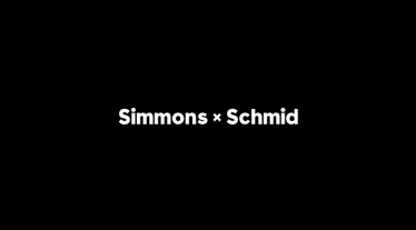 Simmons x Schmid logo