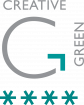 Creative Green 4 Stars logo mark